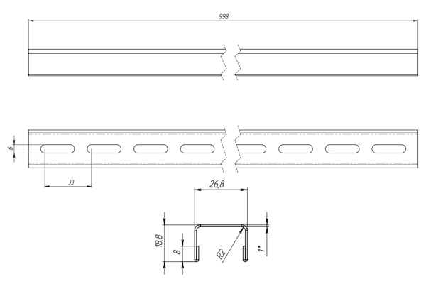 Duză decorativă din INOX pentru gratarele în fantă longitudinală DN100 Slot Drain